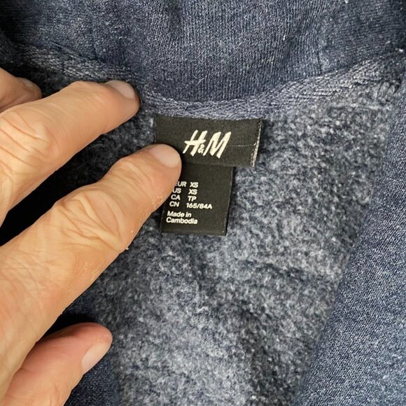 H&M Men's Cardigan Sweater Size XS Shawl Collar Cozy Casual Button Up Long Sleev - Picture 5 of 12